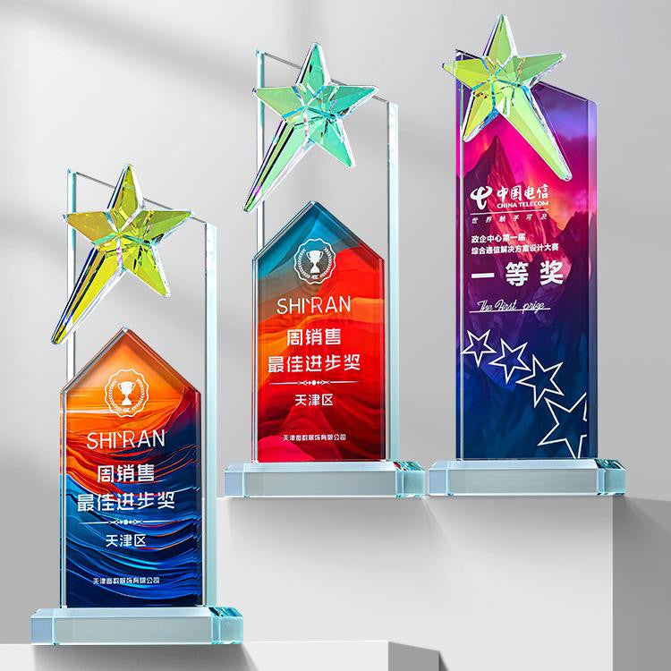 Custom Crystal Trophy Award - Model #039