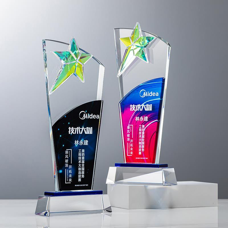 Custom Crystal Trophy Award - Model #040