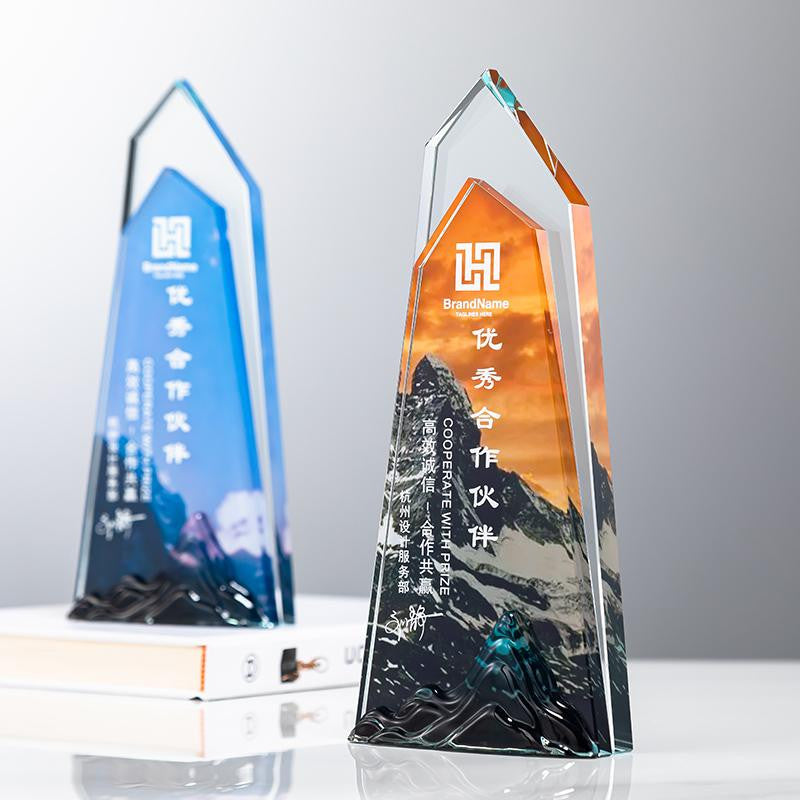 Custom Crystal Trophy Award - Model #149