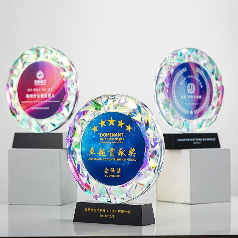 Custom Crystal Trophy Award - Model #009