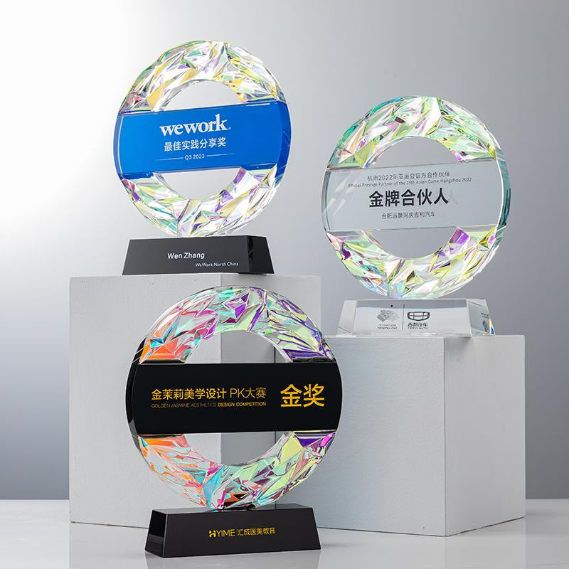 Custom Crystal Trophy Award - Model #007